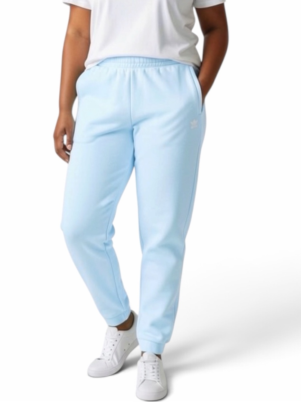 Adidas Fleece Jogger Pants Light Blue